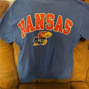 KU Blue Short Sleeve Tee
